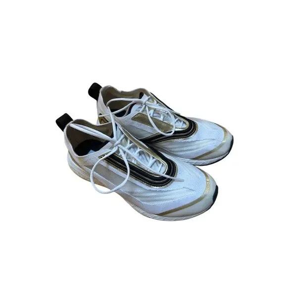 adidas | Shoes | Adidas Stella Mccartney Boston Womens Sneakers Whitegold  Size 6 | Poshmark